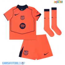 Camisa de time de futebol Barcelona Pedri Gonzalez #8 Replicas 3º Equipamento Infantil 2025-26 Manga Curta (+ Calças curtas)